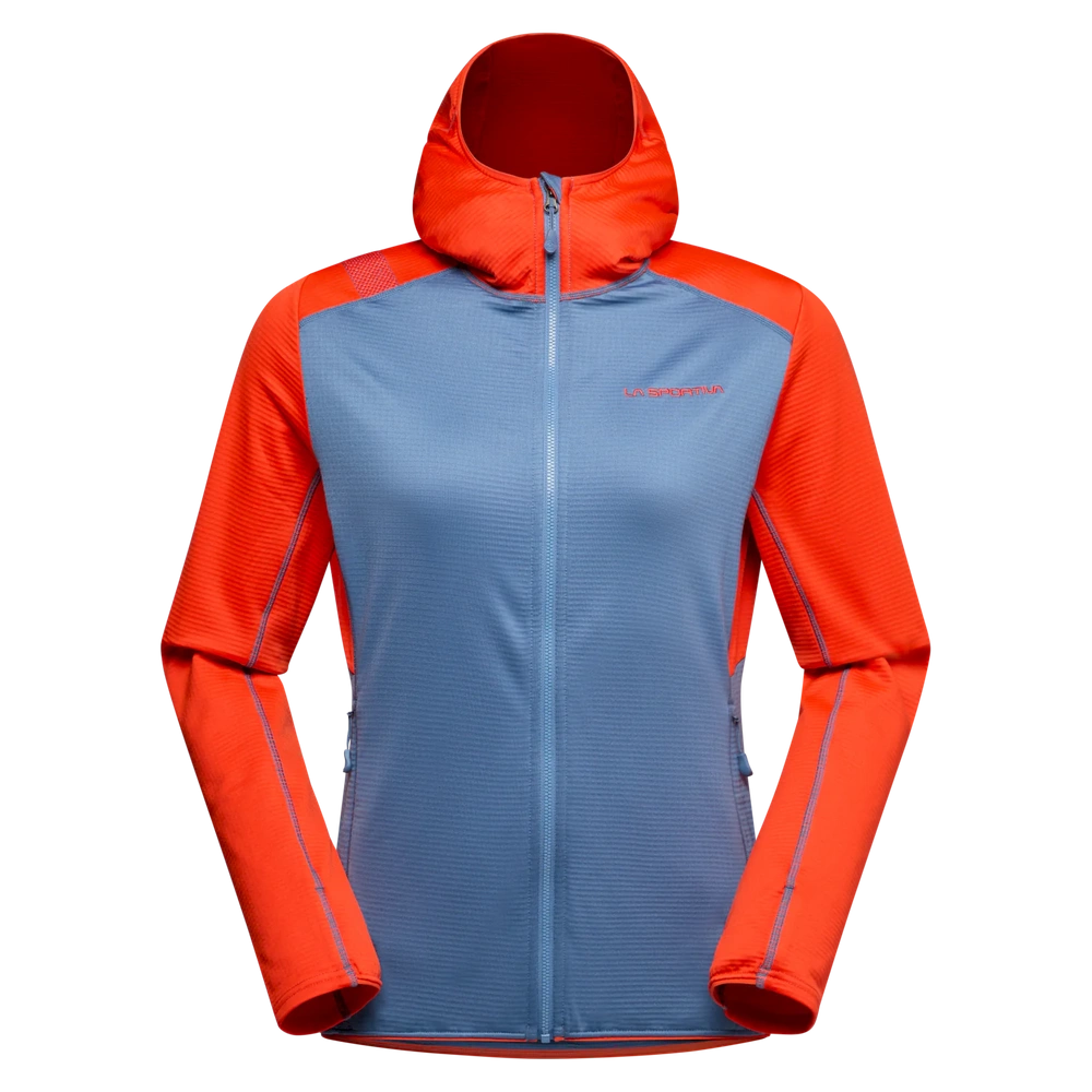 Polar Damski La Sportiva Upendo Hoody W - Moonlight/Cherry Tomato