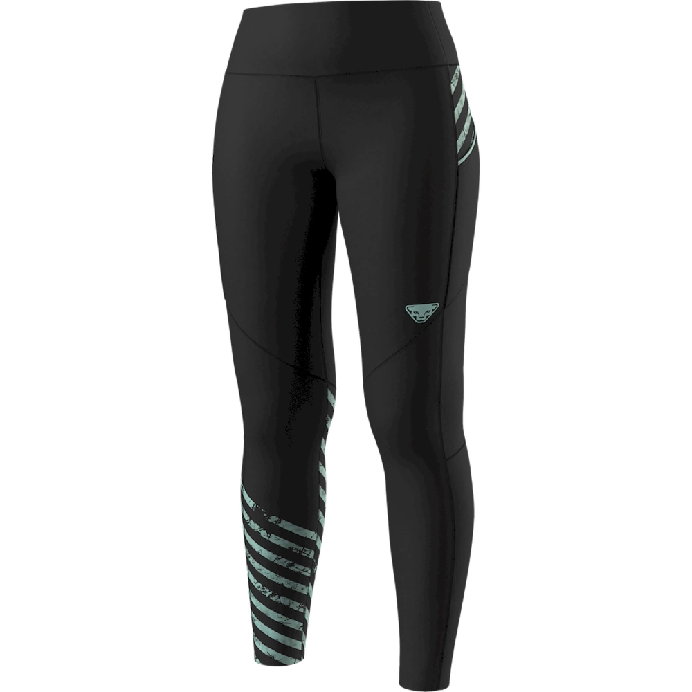 Damskie Legginsy Sportowe Dynafit Trail 7/8 Tights W - black out jadelite