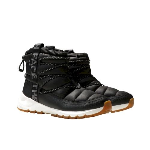 Damskie Buty Ocieplane The North Face W Thermoball Lace Up Wp - Tnf Black/Gardenia White