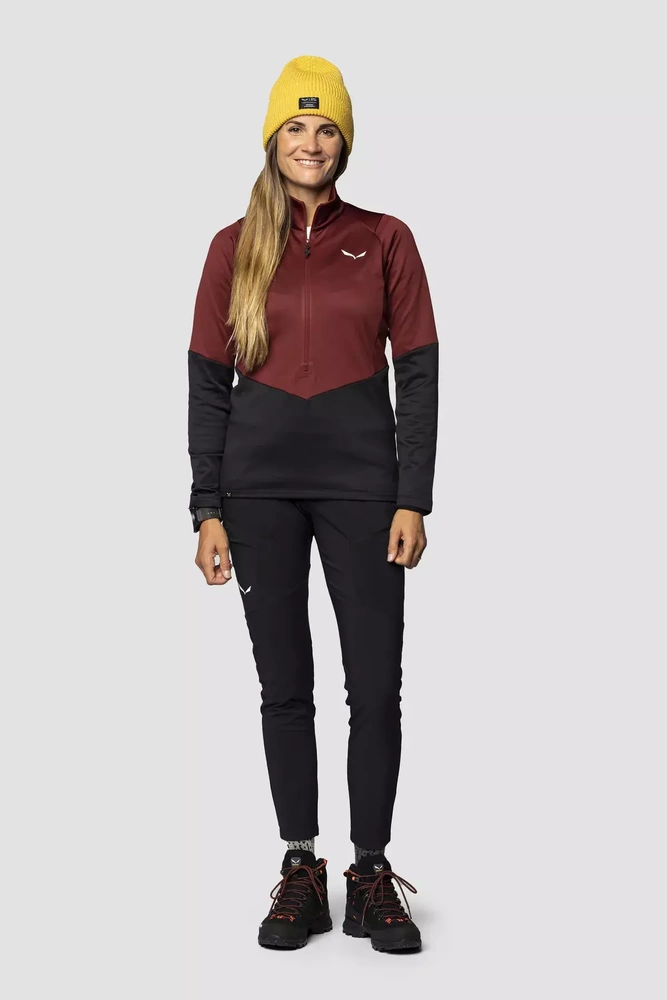 Bluza Salewa Puez Pl W Hz Fleece - syrah