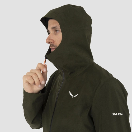 Męska Kurtka z Gore-Tex Salewa Puez Gtx-Pac M Jacket - dark olive