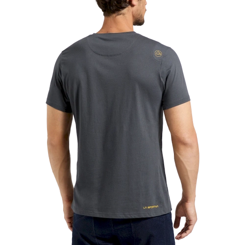 Męska Koszulka Wspinaczkowa La Sportiva Solution T-Shirt M - Carbon/Yellow