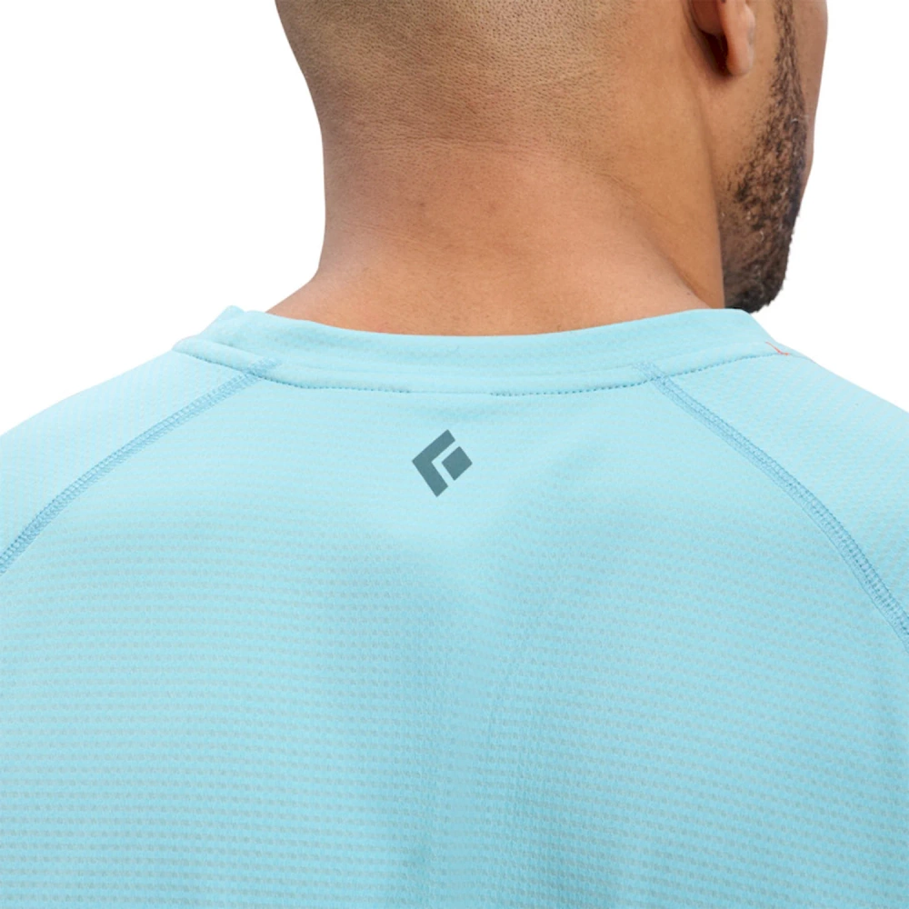 Męska Koszulka Biegowa Black Diamond M Distance Ss Tech Tee - Glacier