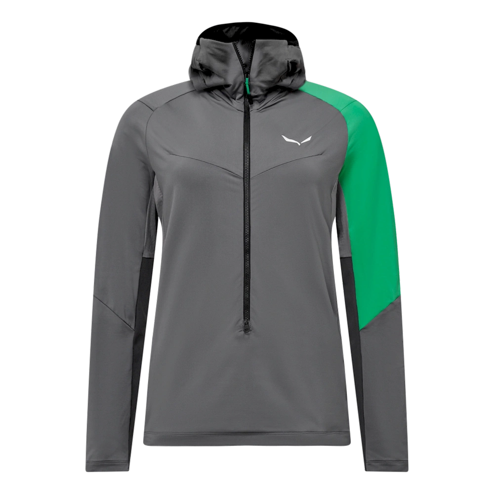 Damska Bluza Techniczna Salewa Nxt Hyb 1/2 Zip Tee W - quiet shade