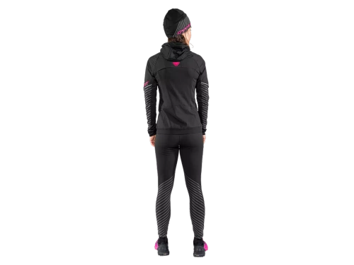 Getry biegowe Dynafit Reflective Tights W - black out pink glo
