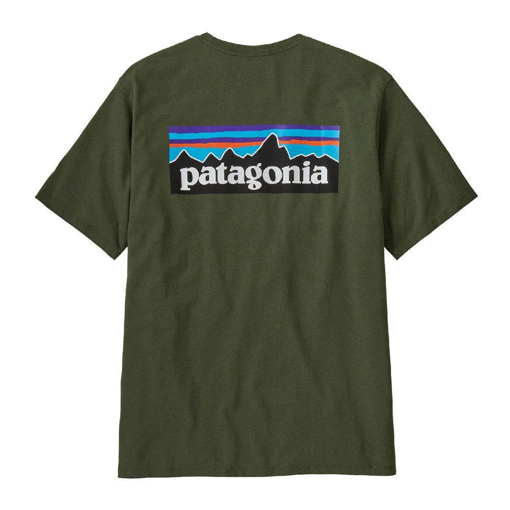Męski T-Shirt Patagonia M's P-6 Logo Responsibili-Tee - Torrey Pine Green