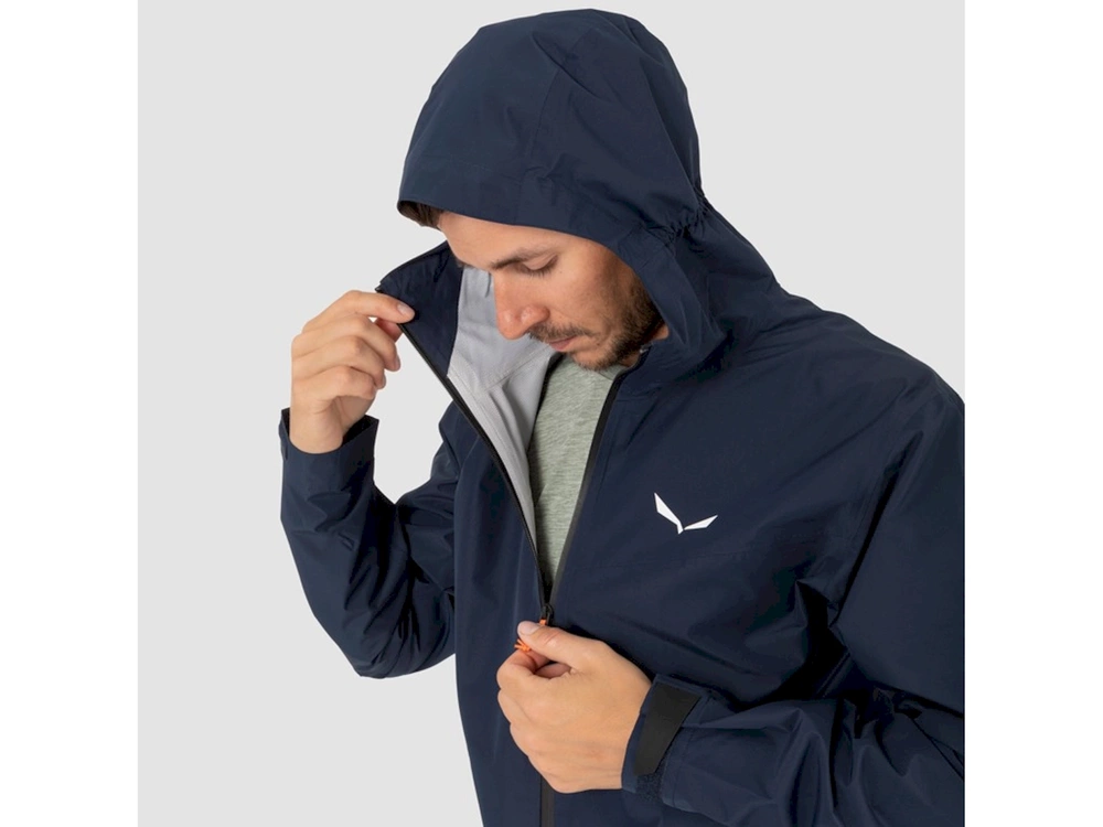 Kurtka Górska Przeciwdeszczowa Salewa Puez Aqua 4 PTX 2.5L M Jacket - navy blazer/0910
